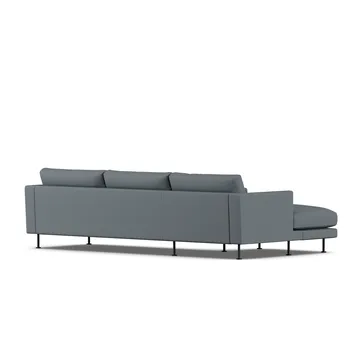 Bredhult Sofa - Same Blue 6678-Schwarzer Stahl, 2,5-sitzig C2 - 1898