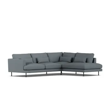Bredhult Sofa - Same Blue 6678-Schwarzer Stahl, 3-sitzig A1 - 1898