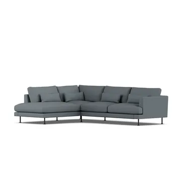 Bredhult Sofa - Same Blue 6678-Schwarzer Stahl, 3-sitzig A2 - 1898