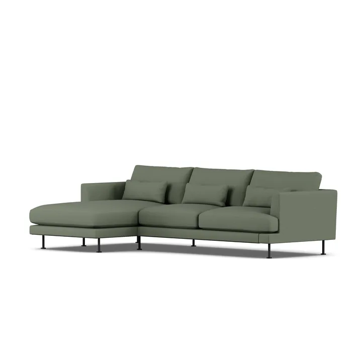 Bredhult Sofa - Same Forest 6677-Schwarzer Stahl, 2,5-sitzig C2 - 1898