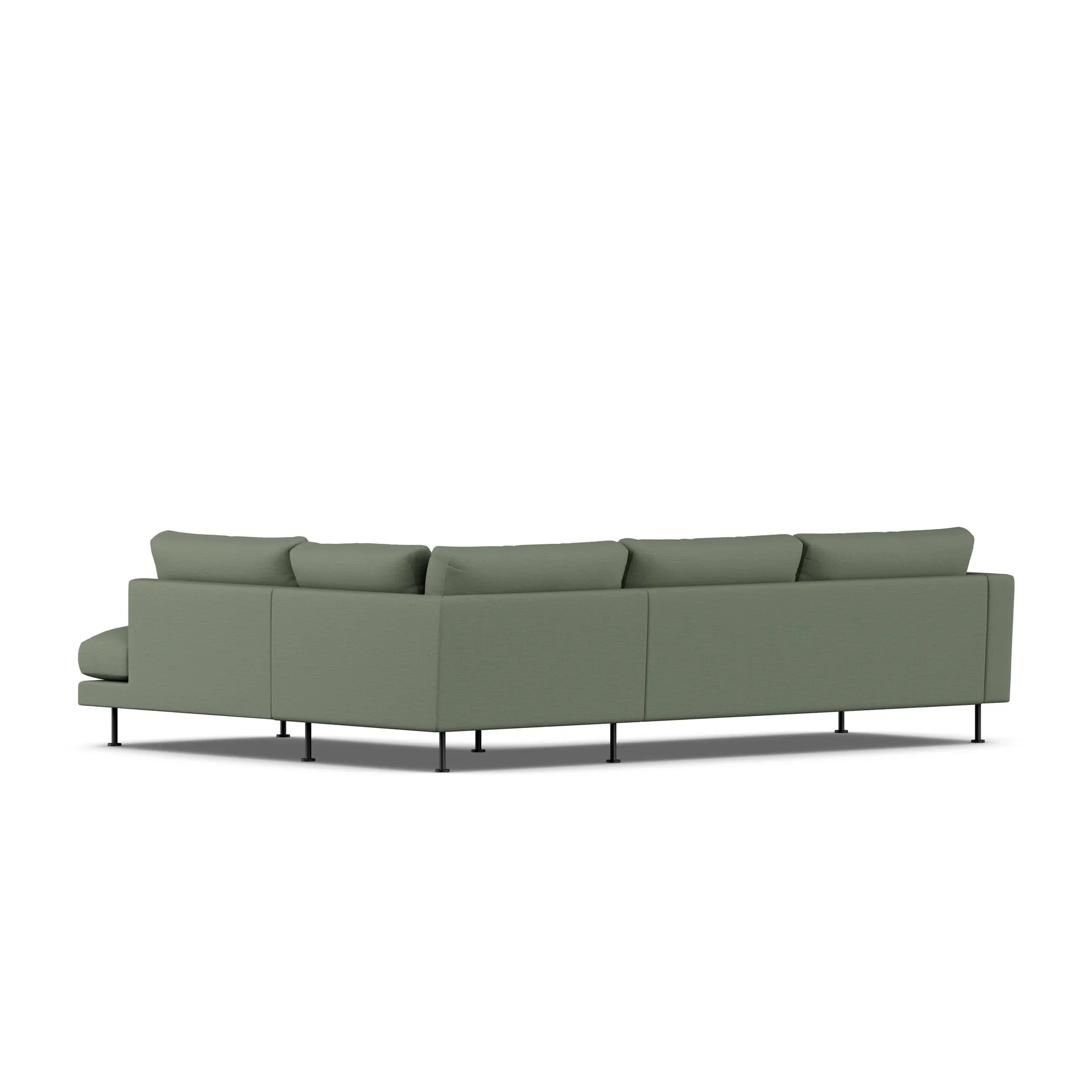 Bredhult Sofa, Same Forest 6677-Schwarzer Stahl, 3-sitzig A1 1898