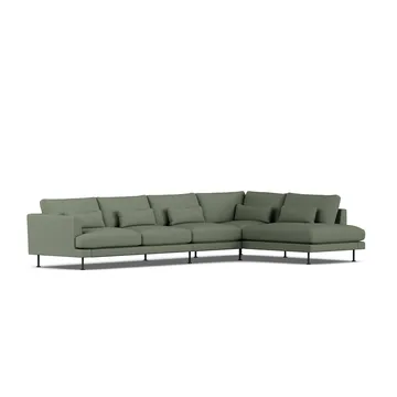 Bredhult Sofa - Same Forest 6677-Schwarzer Stahl, 4-sitzig B1 - 1898