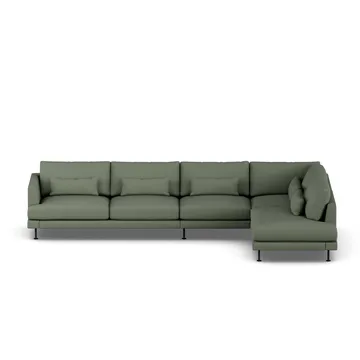 Bredhult Sofa - Same Forest 6677-Schwarzer Stahl, 4-sitzig B1 - 1898