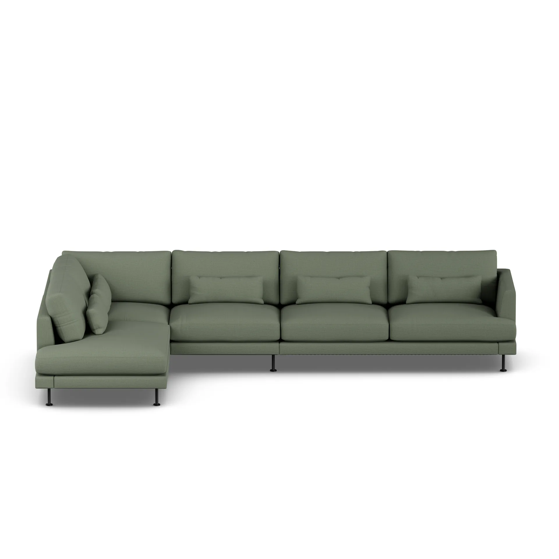 Bredhult Sofa, Same Forest 6677-Schwarzer Stahl, 4-sitzig B2 1898