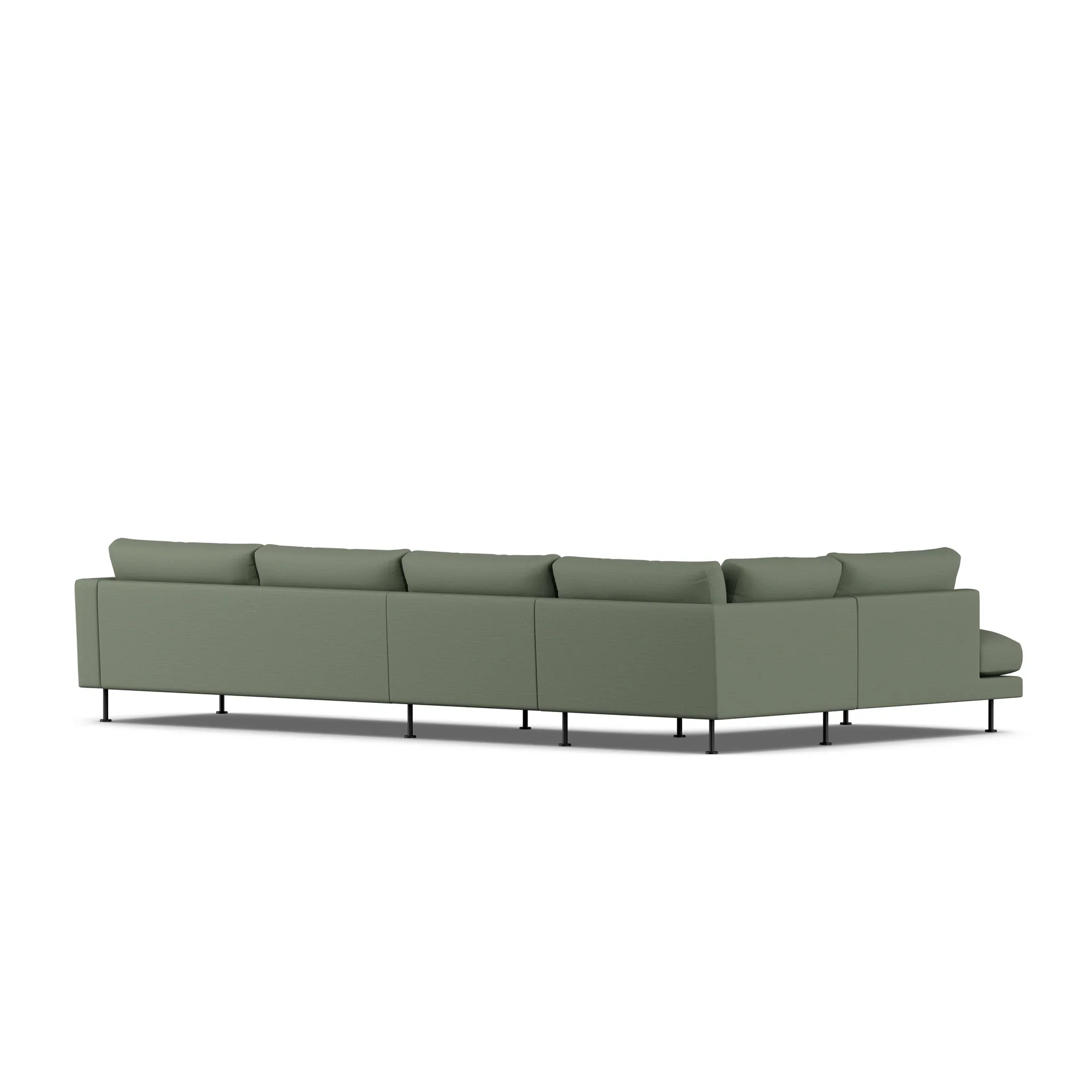 Bredhult Sofa, Same Forest 6677-Schwarzer Stahl, 4-sitzig B2 1898