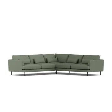Bredhult Sofa - Same Forest 6677-Schwarzer Stahl, Ecksofa F - 1898