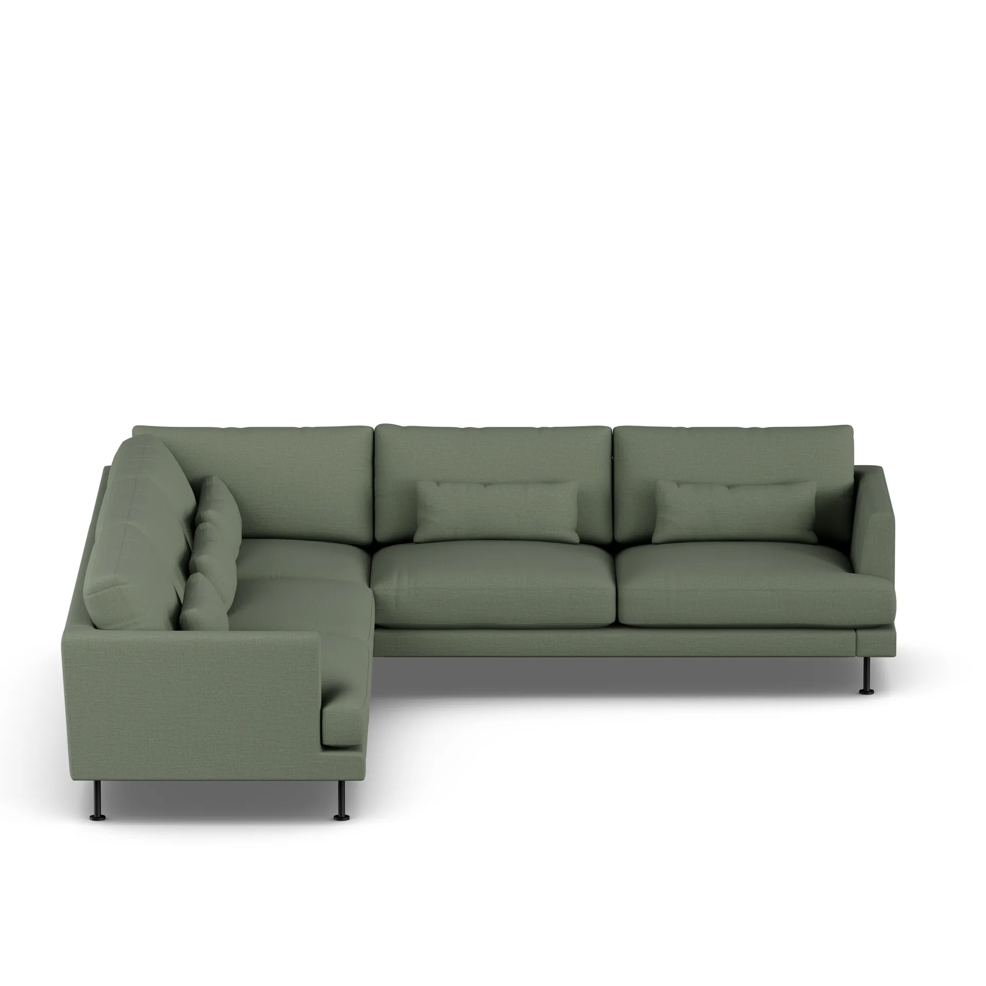 Bredhult Sofa, Same Forest 6677-Schwarzer Stahl, Ecksofa F 1898