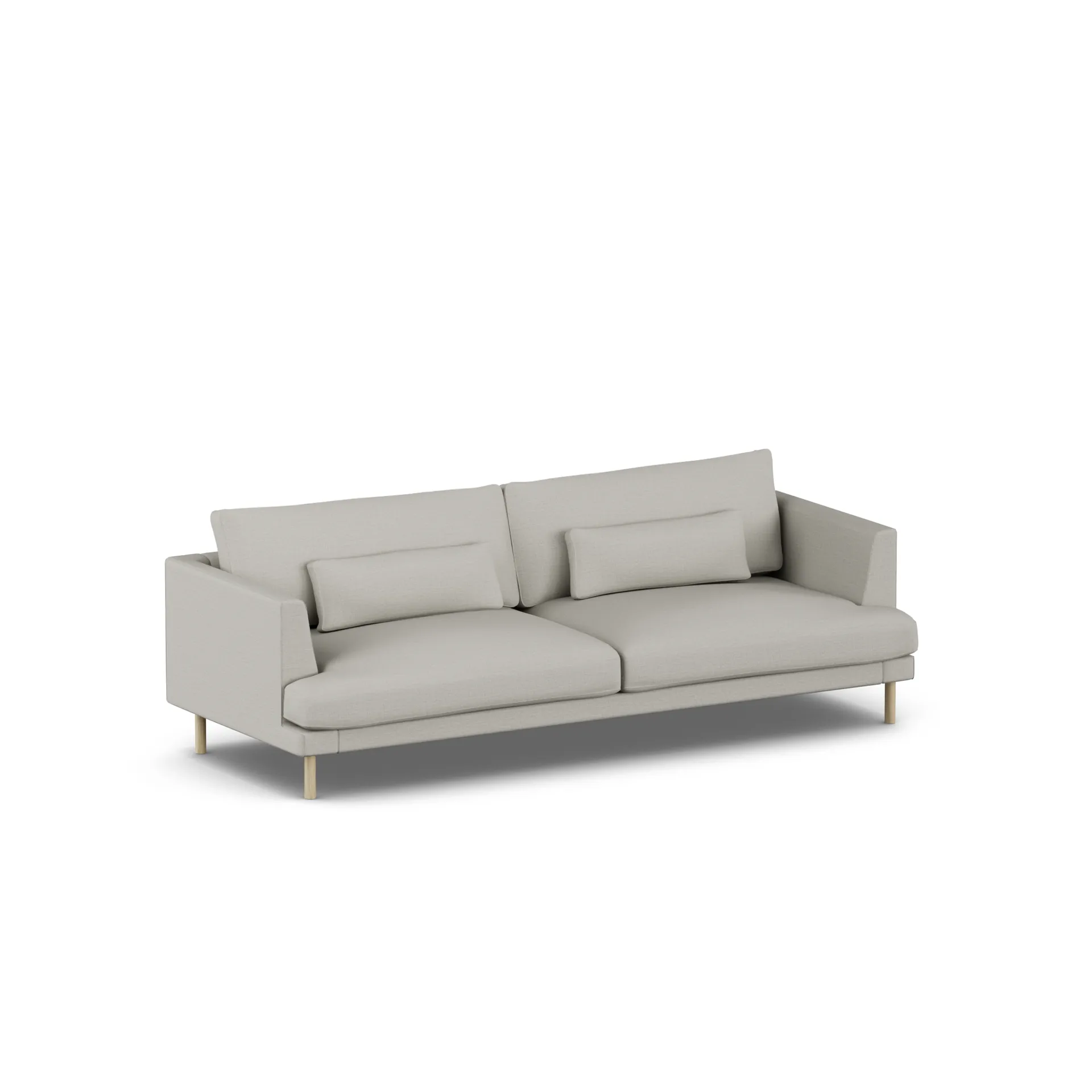 Bredhult Sofa, Same Grey 6673-Eiche weiß geölt, 3-sitzig 1898
