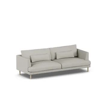 Bredhult Sofa - Same Grey 6673-Eiche weiß geölt, 3-sitzig - 1898