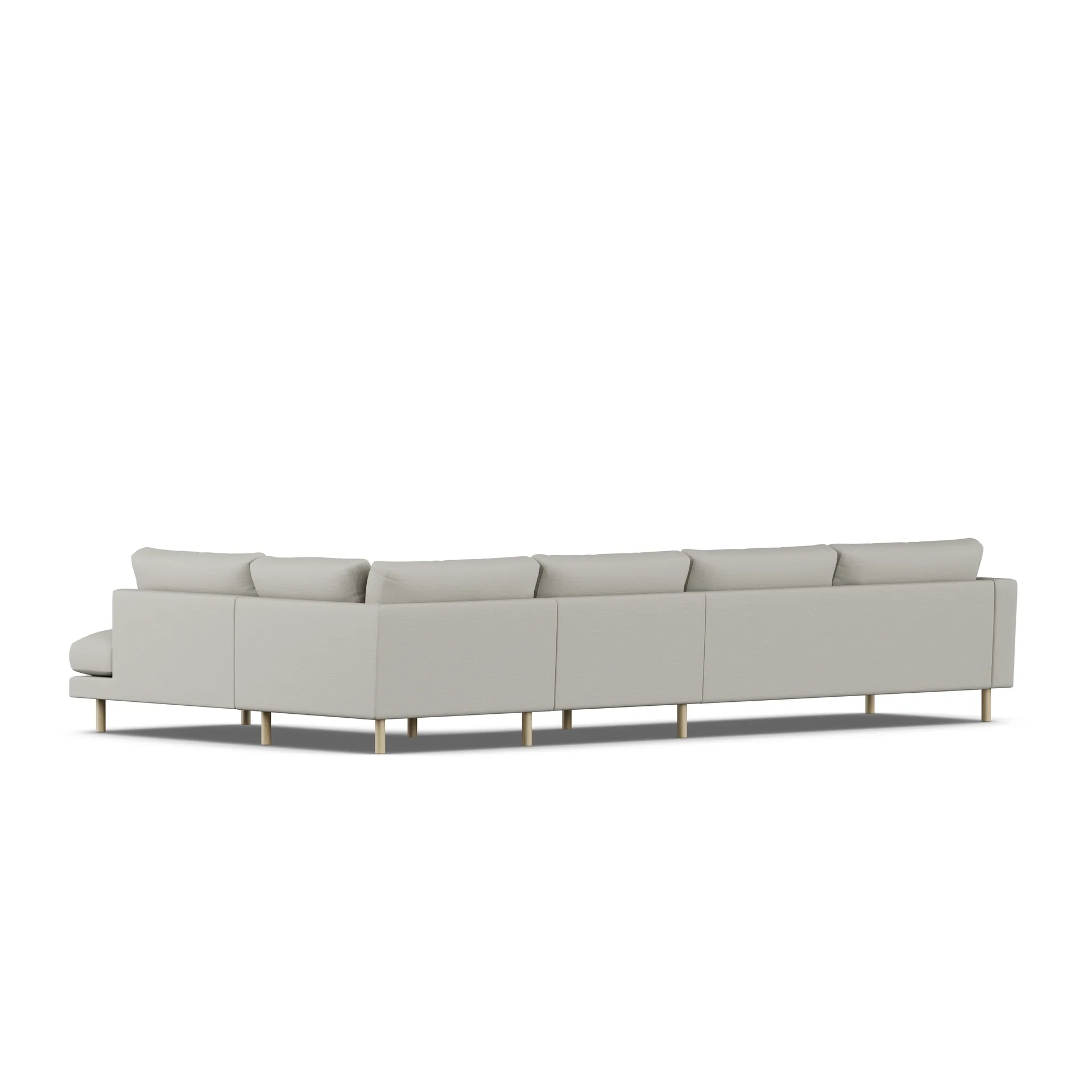 Bredhult Sofa, Same Grey 6673-Eiche weiß geölt, 4-sitzig B1 1898