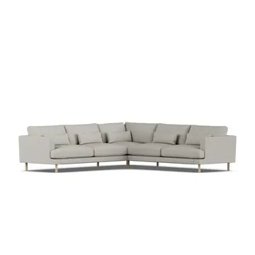 Bredhult Sofa - Same Grey 6673-Eiche weiß geölt, Ecksofa F - 1898