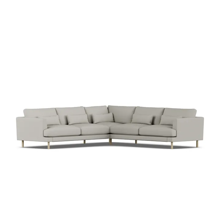Bredhult Sofa - Same Grey 6673-Eiche weiß geölt, Ecksofa F - 1898