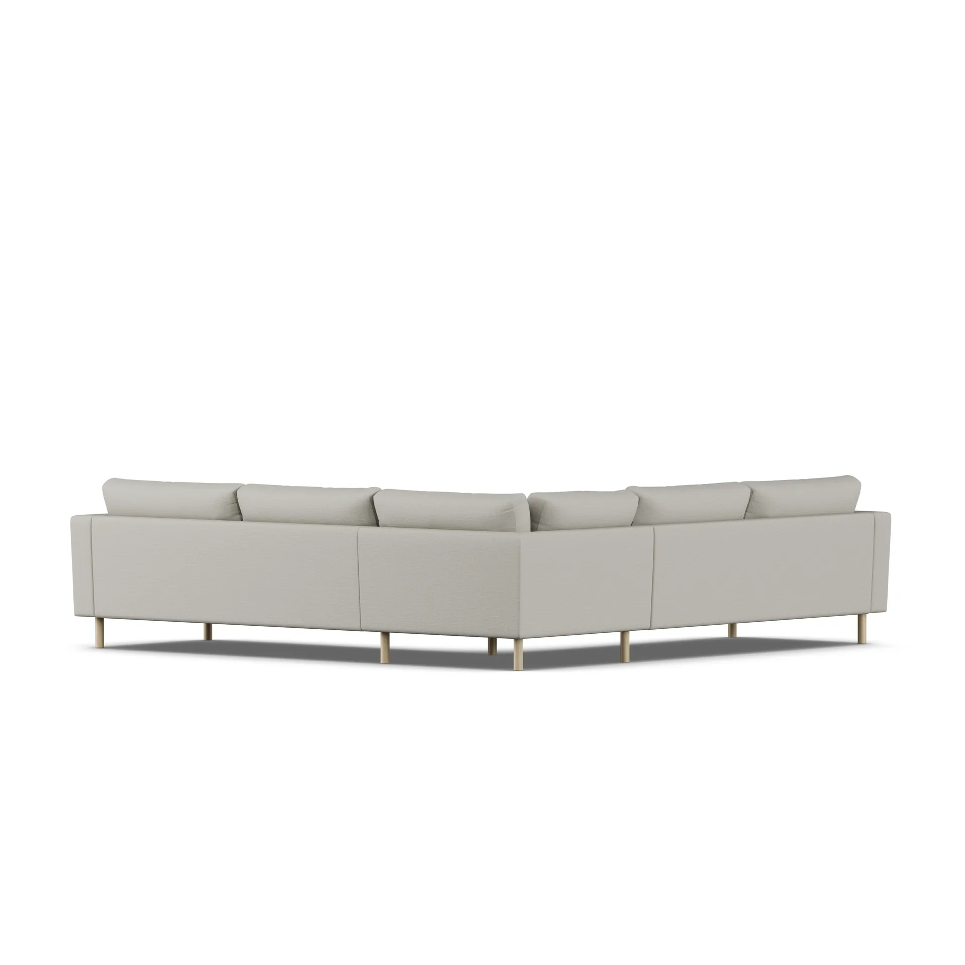 Bredhult Sofa, Same Grey 6673-Eiche weiß geölt, Ecksofa F 1898