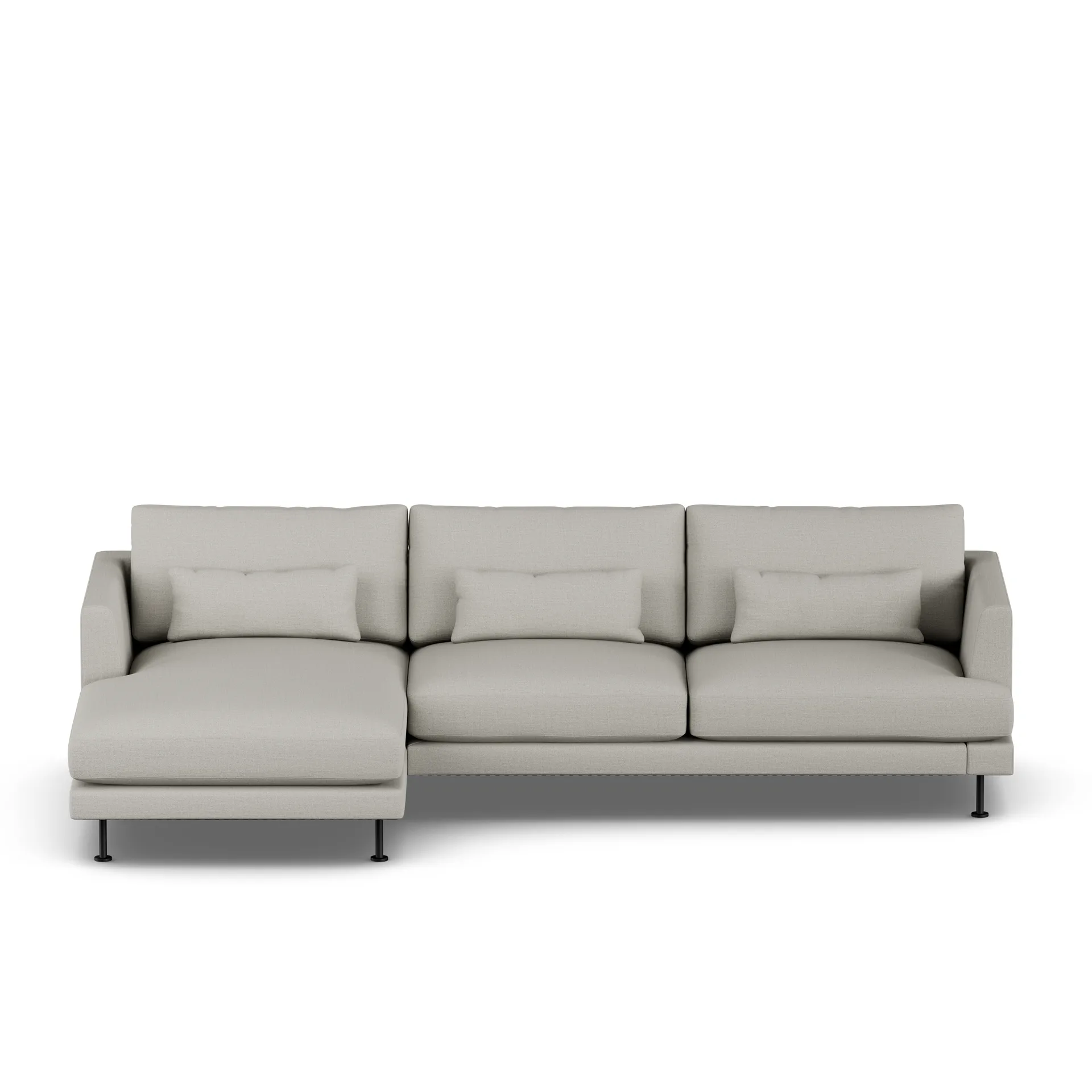 Bredhult Sofa, Same Grey 6673-Schwarzer Stahl, 2,5-sitzig C2 1898