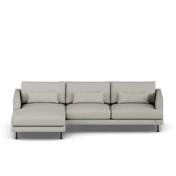 Bredhult Sofa - Same Grey 6673-Schwarzer Stahl, 2,5-sitzig C2 - 1898