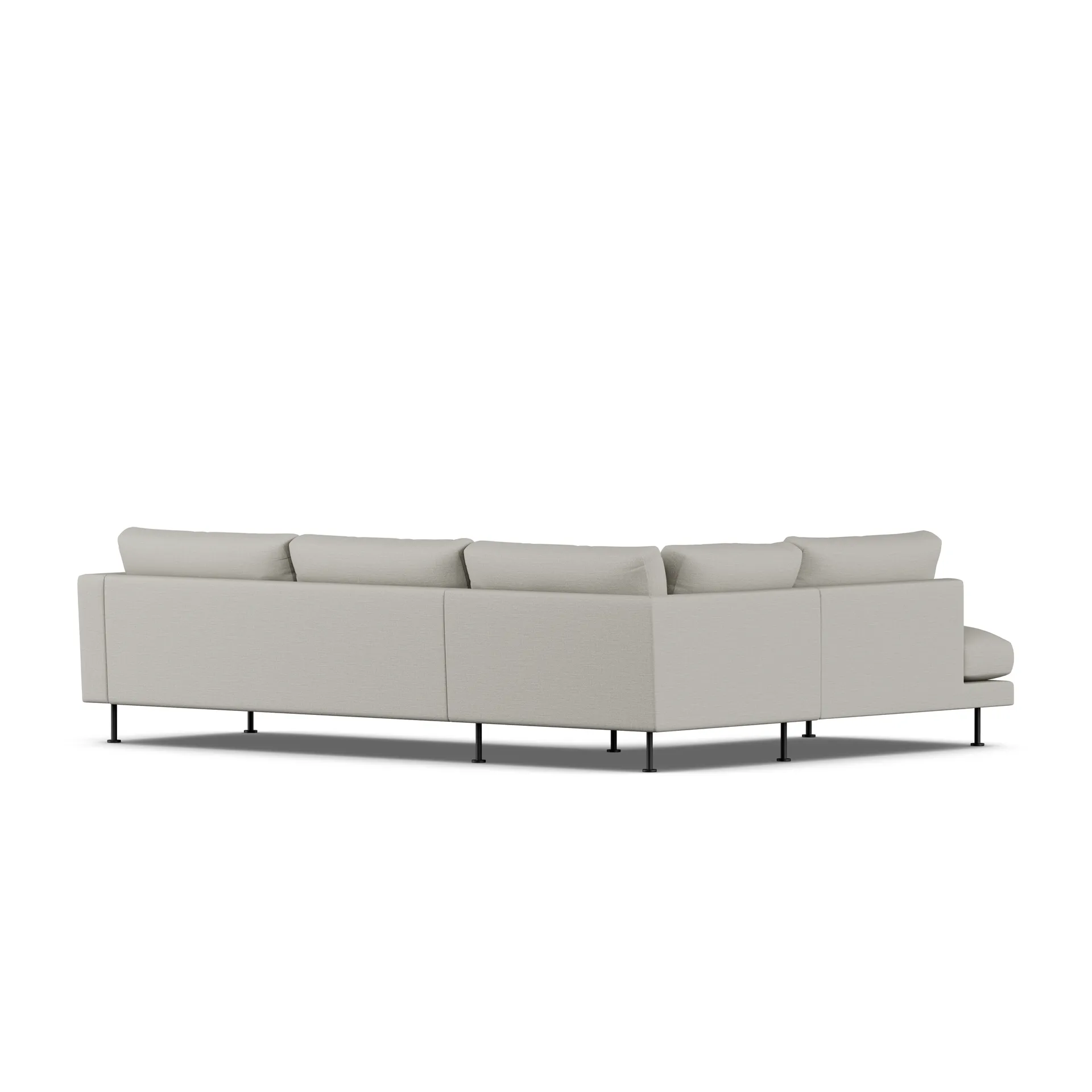 Bredhult Sofa, Same Grey 6673-Schwarzer Stahl, 3-sitzig A2 1898