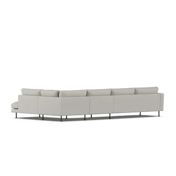 Bredhult Sofa - Same Grey 6673-Schwarzer Stahl, 4-sitzig B1 - 1898