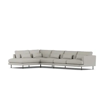 Bredhult Sofa - Same Grey 6673-Schwarzer Stahl, 4-sitzig B2 - 1898