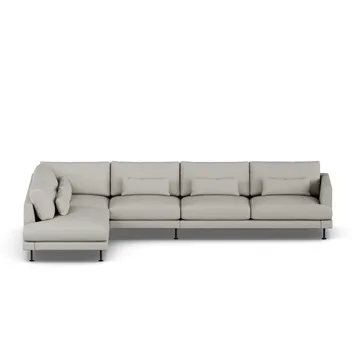 Bredhult Sofa - Same Grey 6673-Schwarzer Stahl, 4-sitzig B2 - 1898