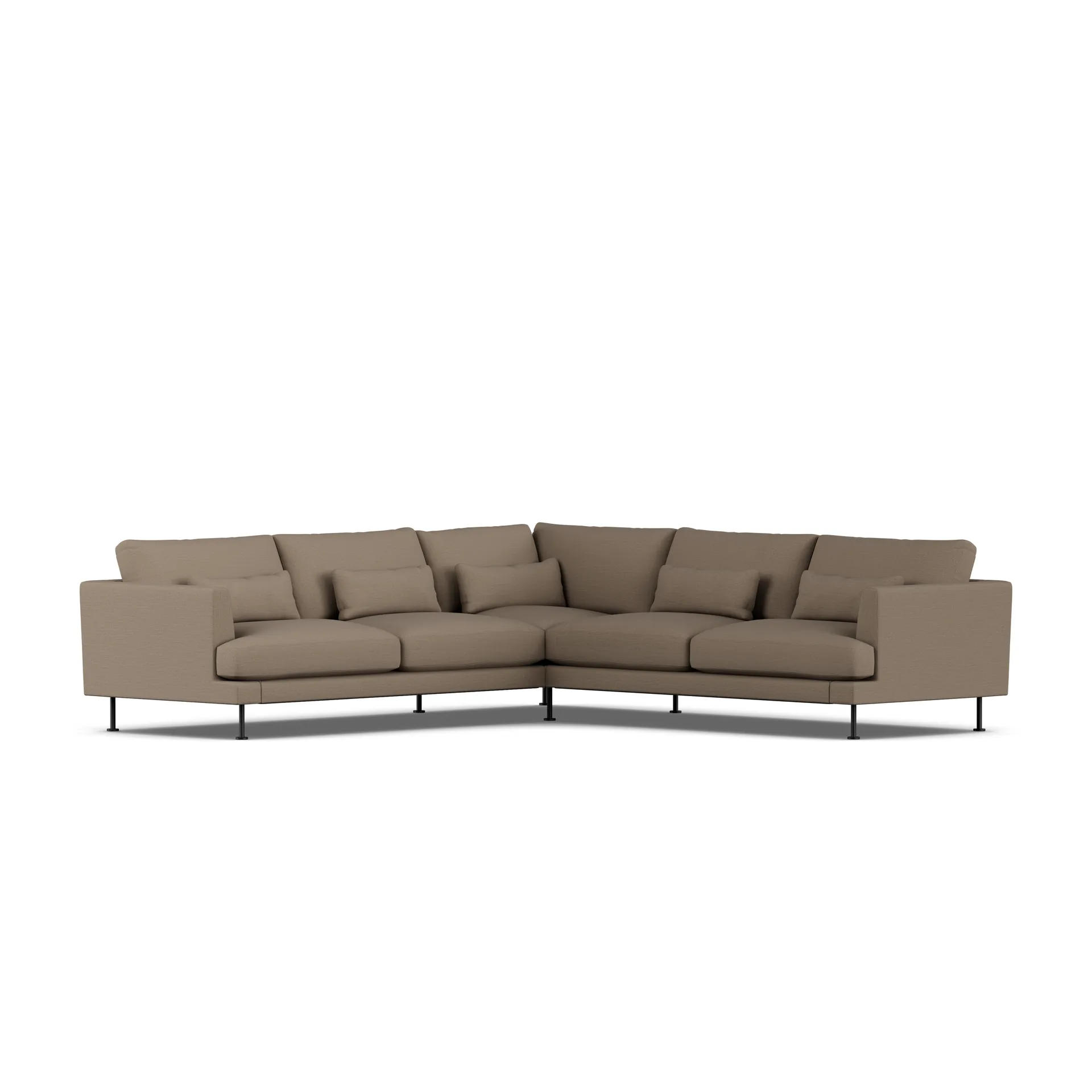 Bredhult Sofa, Same Mole 6674-Schwarzer Stahl, Ecksofa F 1898