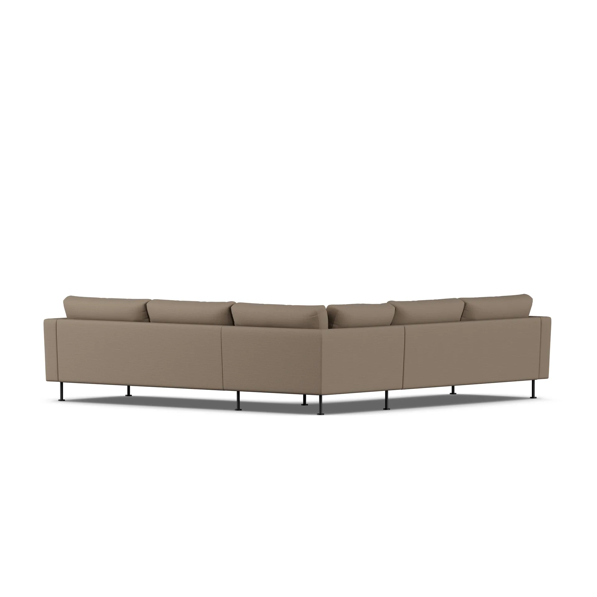 Bredhult Sofa, Same Mole 6674-Schwarzer Stahl, Ecksofa F 1898