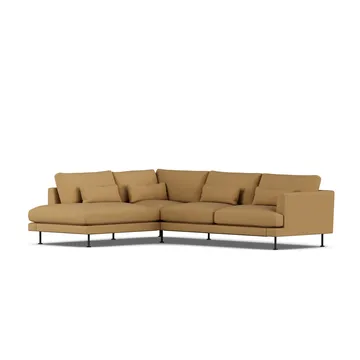 Bredhult Sofa - Same Ochre 6676-Schwarzer Stahl, 3-sitzig A2 - 1898