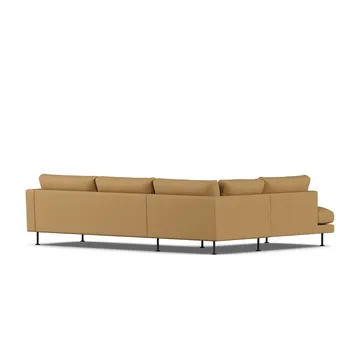 Bredhult Sofa - Same Ochre 6676-Schwarzer Stahl, 3-sitzig A2 - 1898