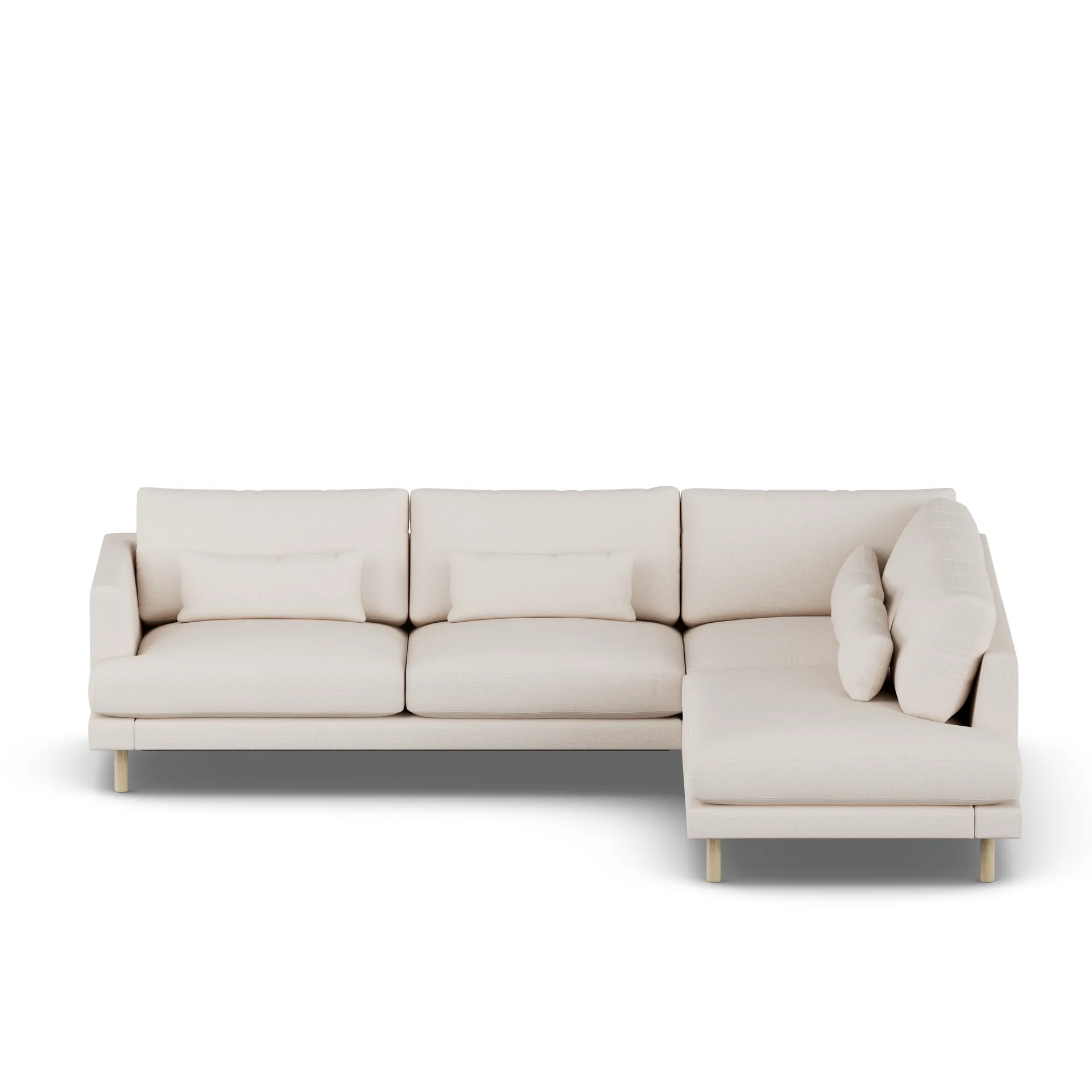 Bredhult Sofa, Same Off White 6671-Eiche weiß geölt, 3-sitzig A1 1898