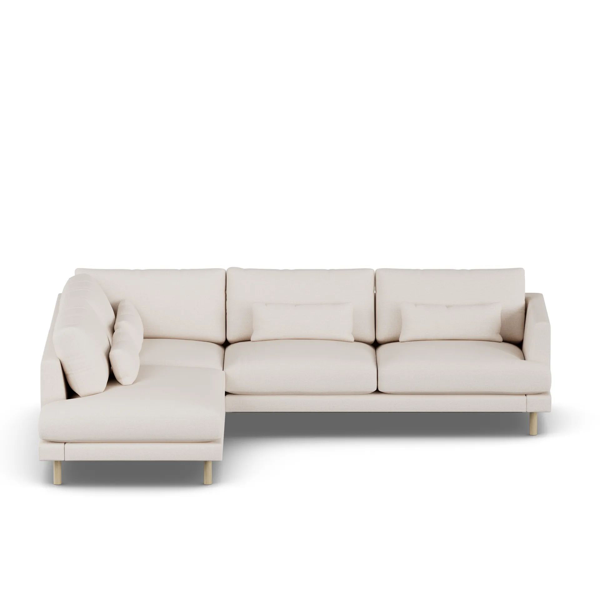 Bredhult Sofa, Same Off White 6671-Eiche weiß geölt, 3-sitzig A2 1898