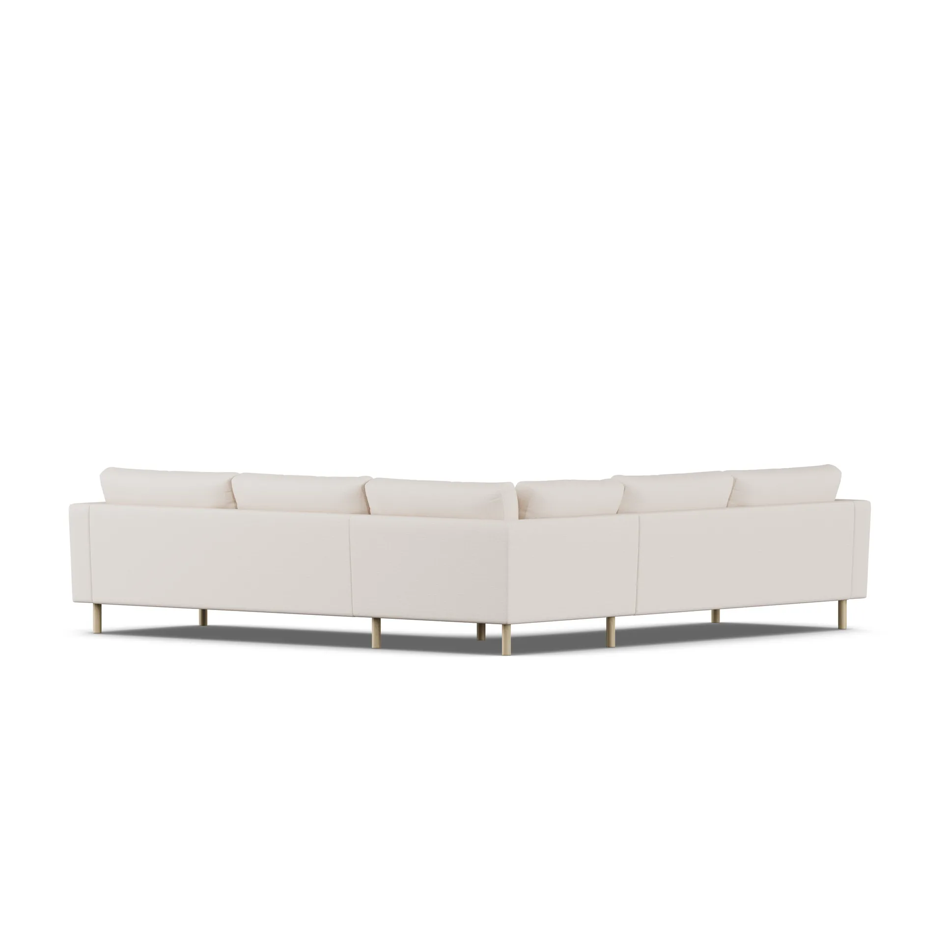 Bredhult Sofa, Same Off White 6671-Eiche weiß geölt, Ecksofa F 1898