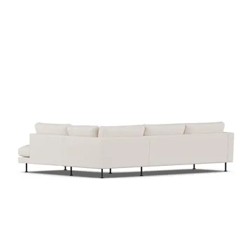 Bredhult Sofa - Same Off White 6671-Schwarzer Stahl, 3-sitzig A1 - 1898