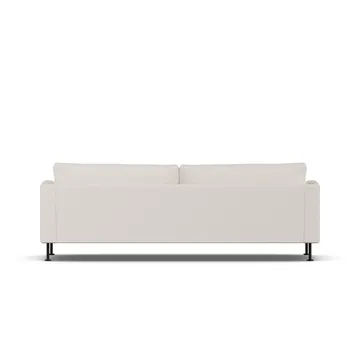 Bredhult Sofa - Same Off White 6671-Schwarzer Stahl, 3-sitzig - 1898