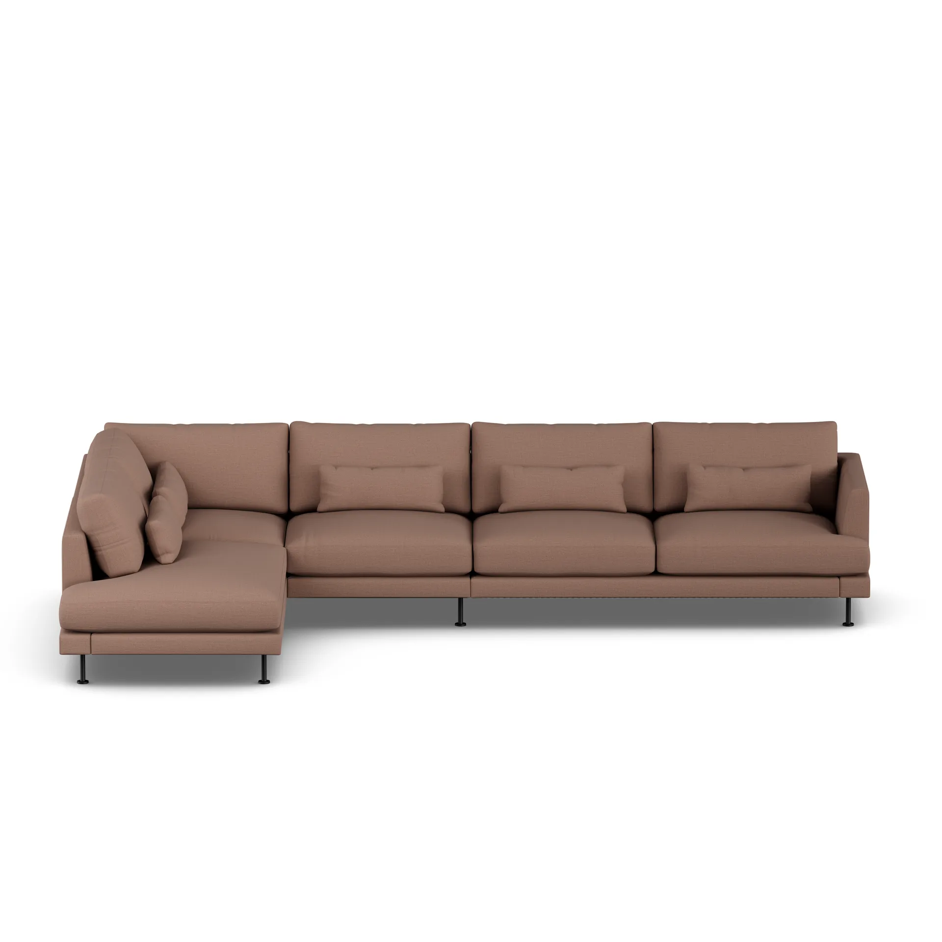 Bredhult Sofa, Same Rust 6675-Schwarzer Stahl, 4-sitzig B2 1898