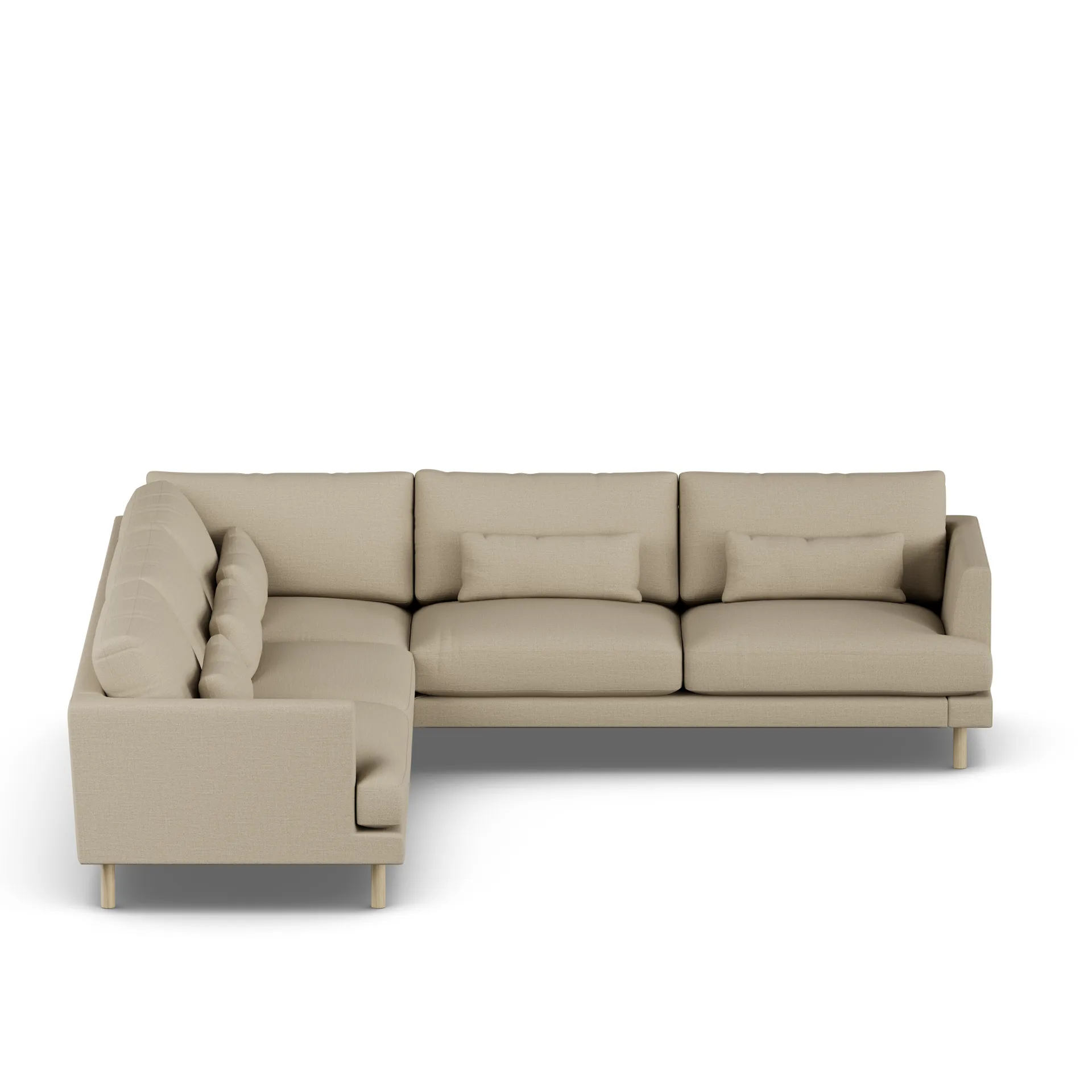 Bredhult Sofa, Same Sand 6672-Eiche weiß geölt, Ecksofa F 1898