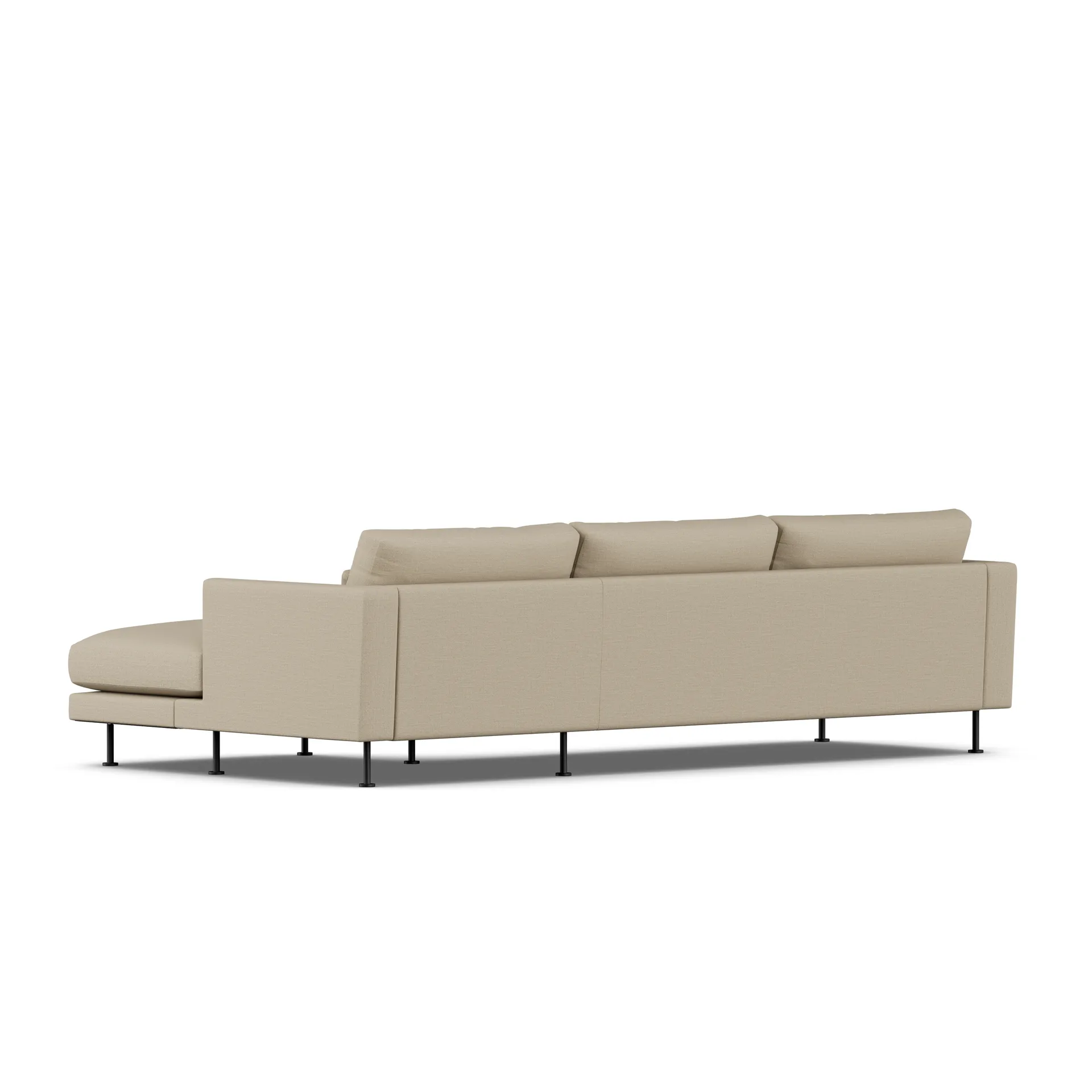 Bredhult Sofa, Same Sand 6672-Schwarzer Stahl, 2,5-sitzig C1 1898