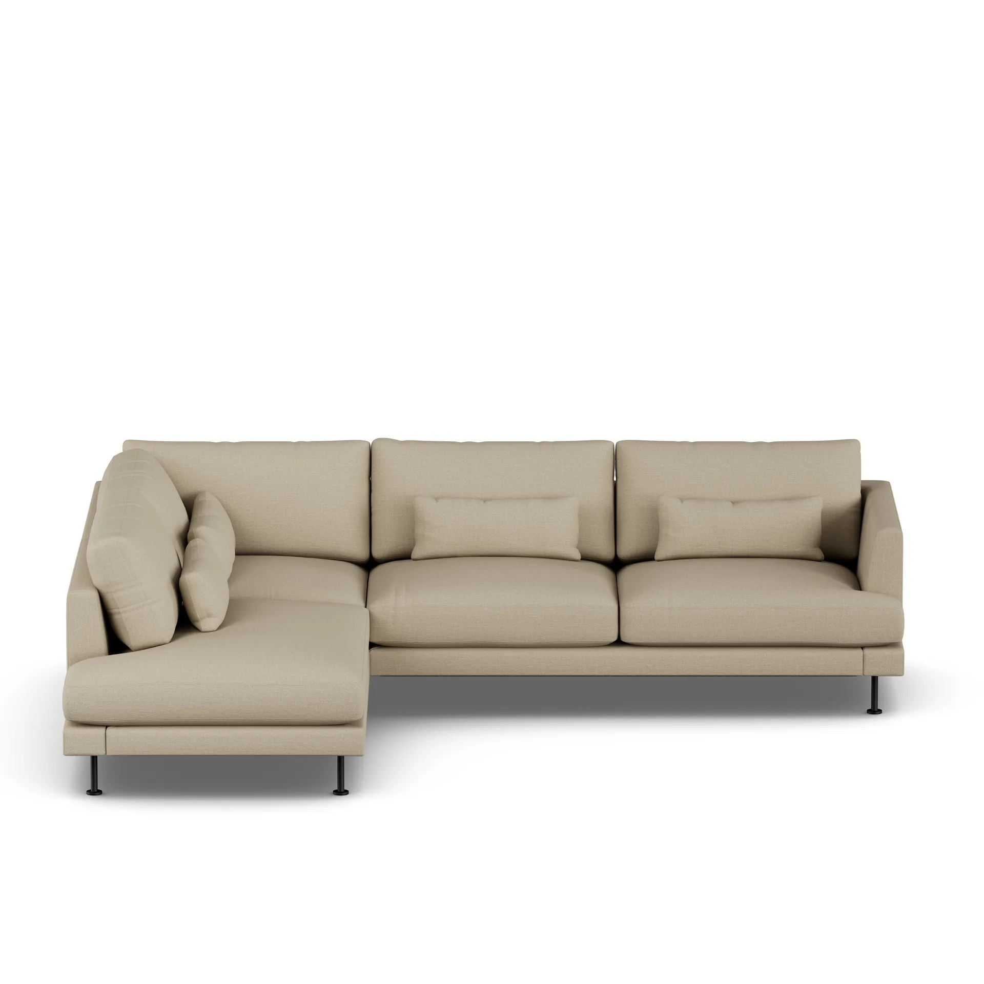 Bredhult Sofa, Same Sand 6672-Schwarzer Stahl, 3-sitzig A2 1898