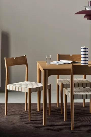 Ekeryd Esszimmerstuhl - Webbing-laquered oak - 1898