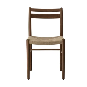 Fridhem Esszimmerstuhl - Geräucherte lackierte Eiche-naturgeflochten - 1898