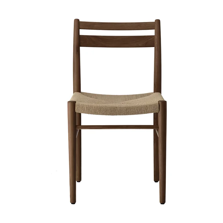 Fridhem Esszimmerstuhl - Geräucherte lackierte Eiche-naturgeflochten - 1898