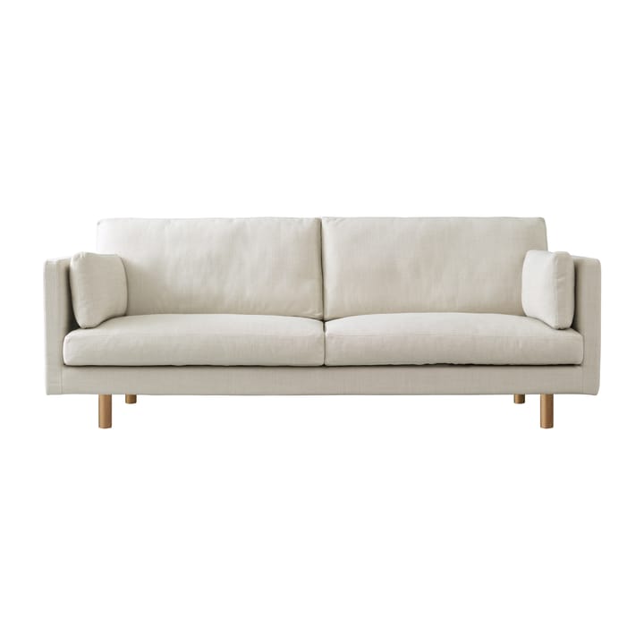 Haga 3-Sitzer Sofa Eichenbeine/Stoff - Sonnet Beige 07 - 1898