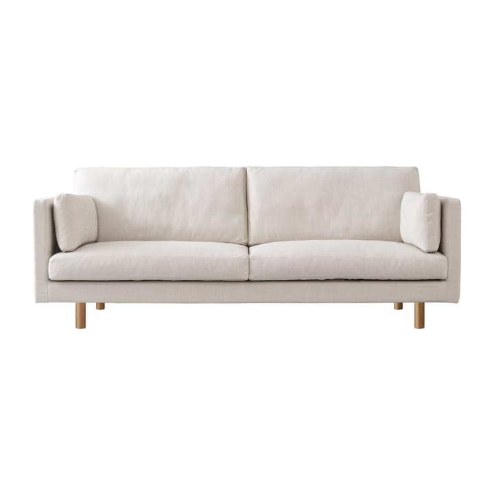 Haga 3-Sitzer Sofa Eichenbeine/Stoff - Sonnet Beige 07 - 1898