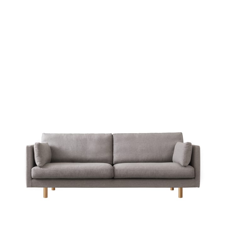 Haga 3 Sitzer Sofa - Stoff main line flax 26 camden, Beine aus hellem Eichenholz - 1898