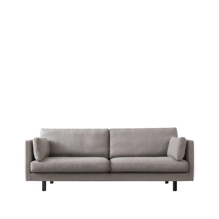 Haga 3 Sitzer Sofa - Stoff main line flax 26 camden, Beine in Eiche Wenge gebeizt - 1898