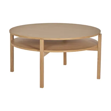 Lid Couchtisch - Eiche weiß pigmentiert, Ø90 cm - 1898