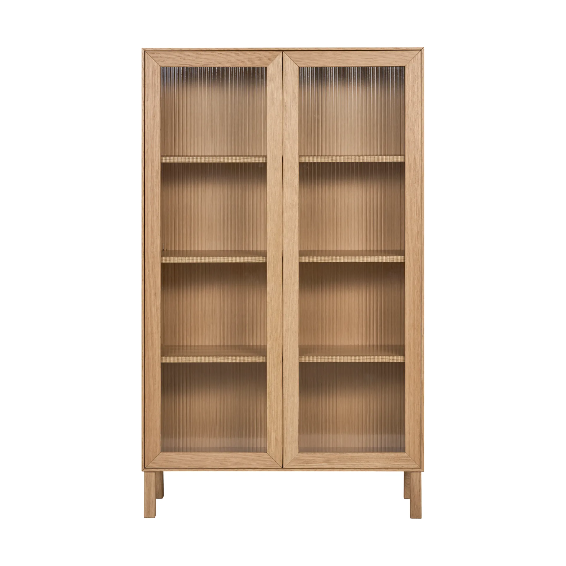 Lid Vitrinenschrank, Eiche weiß pigmentiert 1898