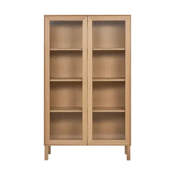 Lid Vitrinenschrank - Eiche weiß pigmentiert - 1898