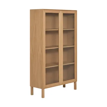 Lid Vitrinenschrank - Eiche weiß pigmentiert - 1898