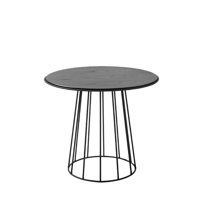 Lidhem Beistelltisch Ø50cm - Eiche schwarz lackiert - 1898