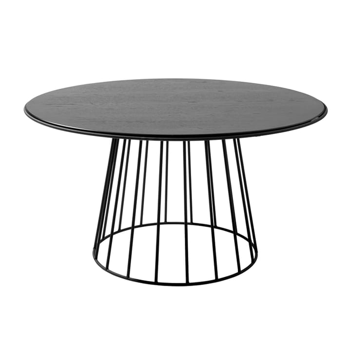 Lidhem Beistelltisch Ø90cm - Eiche schwarz lackiert - 1898