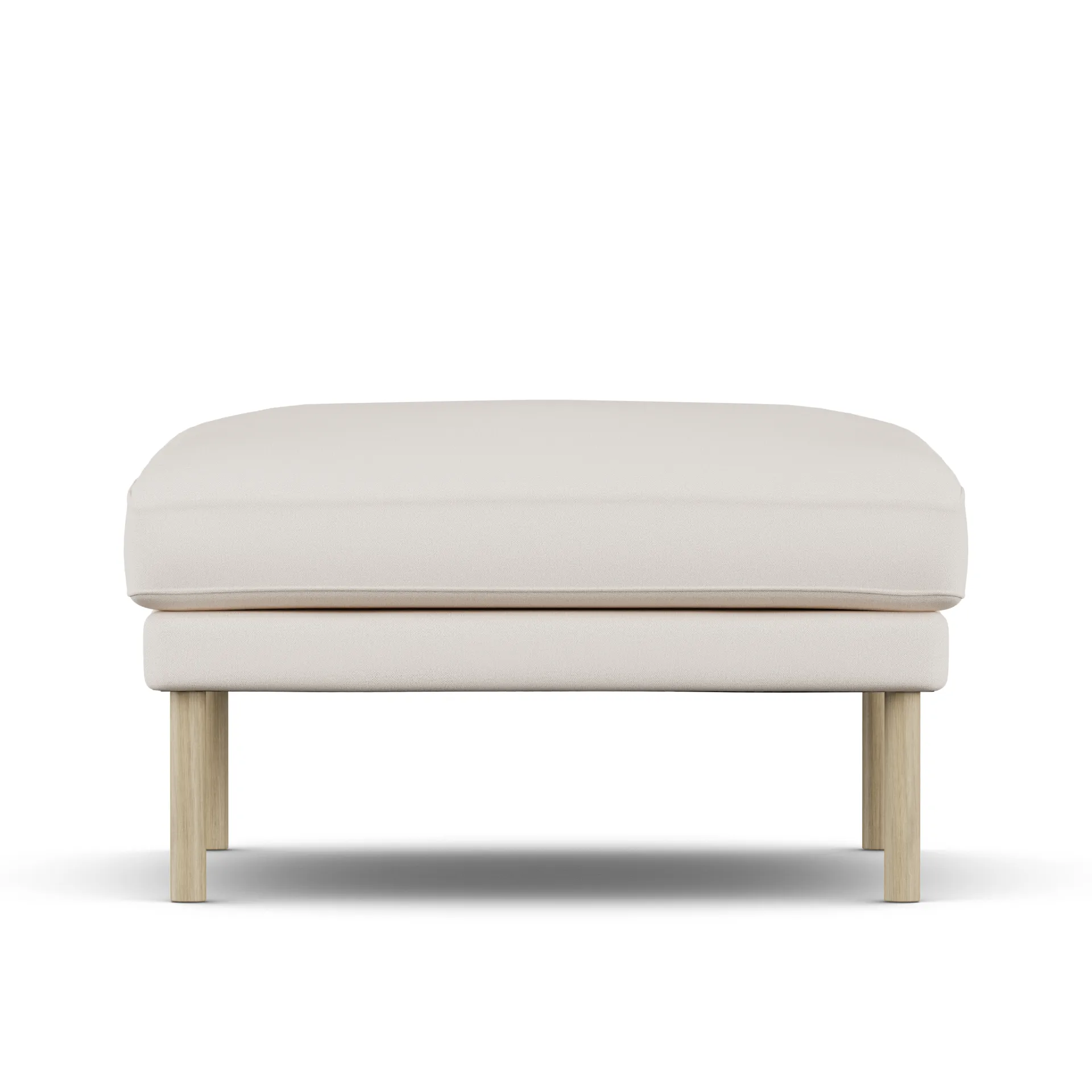Linnevik Fußhocker, Caleido Beige 9600-Eiche weiß geölt 1898